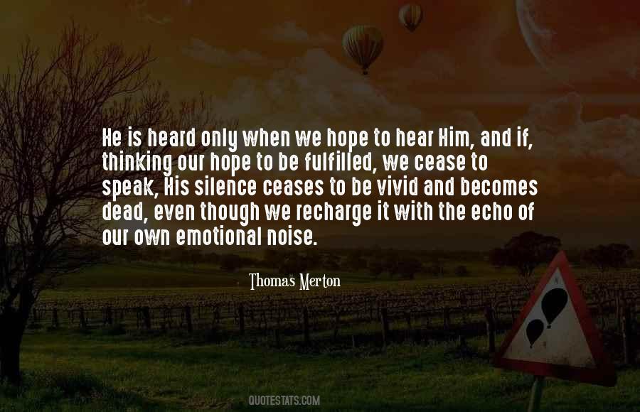 Quotes About Silence #1781533