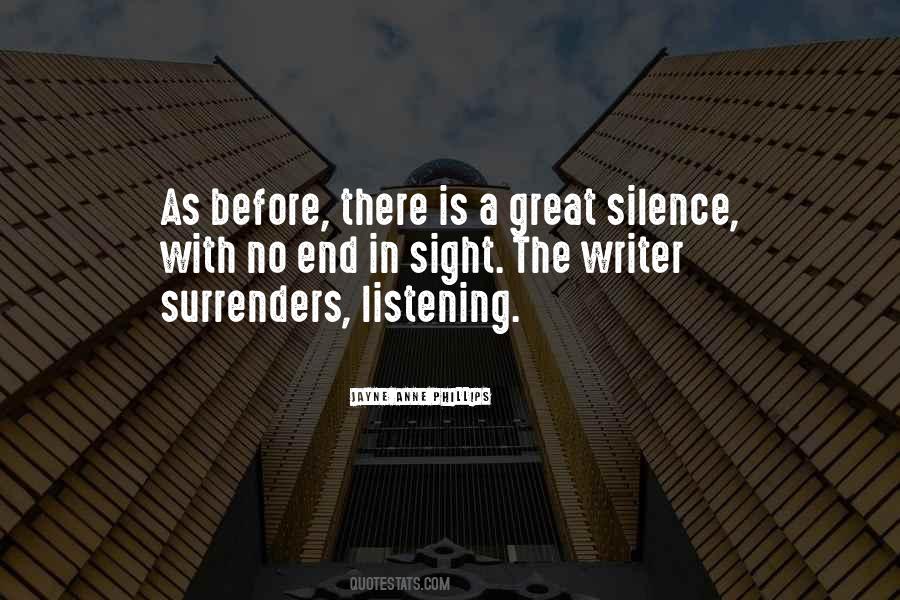 Quotes About Silence #1791551