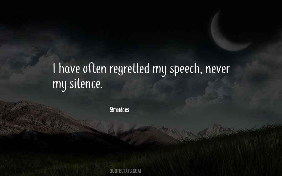Quotes About Silence #1803651