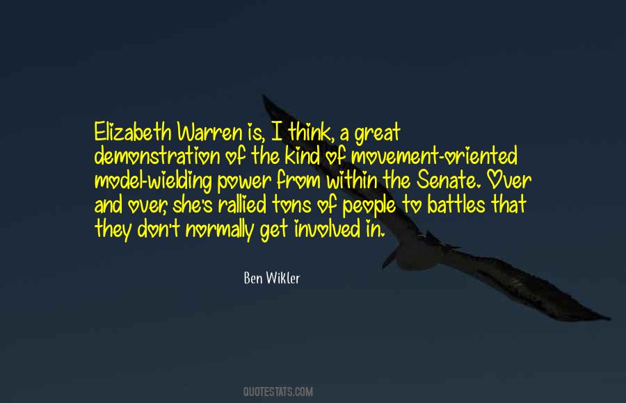 Quotes About Elizabeth Warren #990495