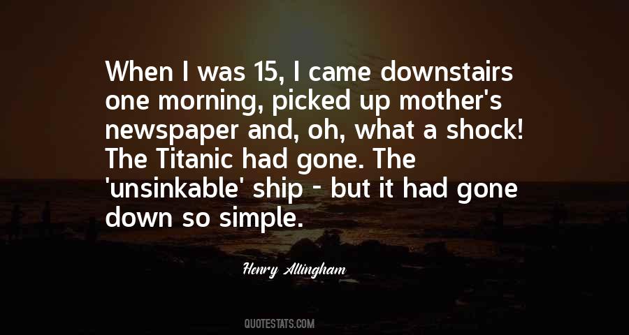 Titanic Unsinkable Quotes #1595176