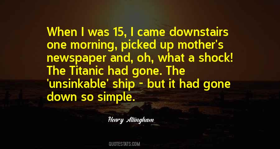 Titanic Unsinkable Ship Quotes #1595176