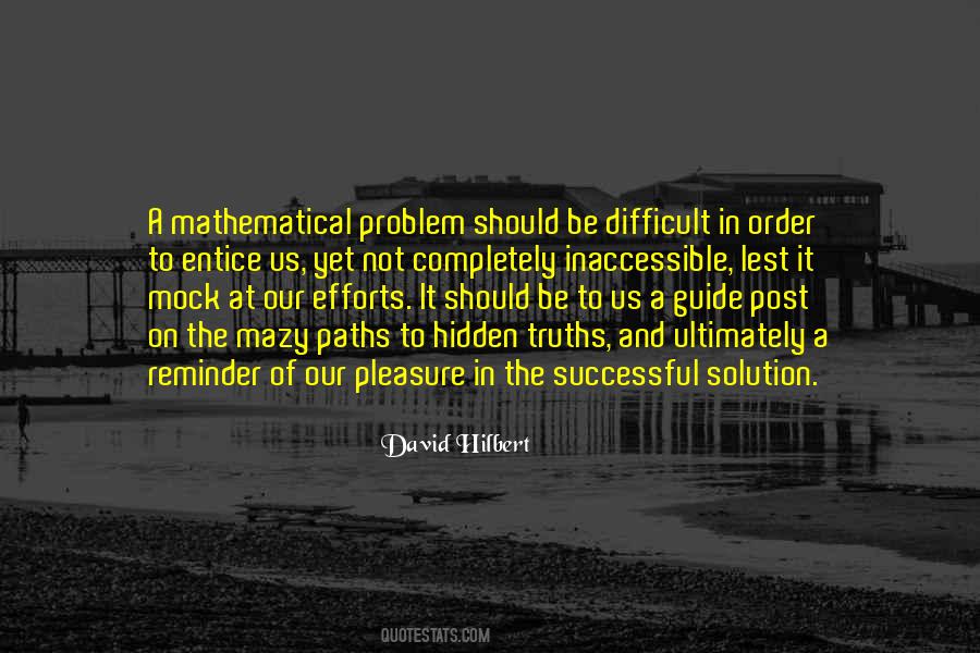 Quotes About David Hilbert #1368736