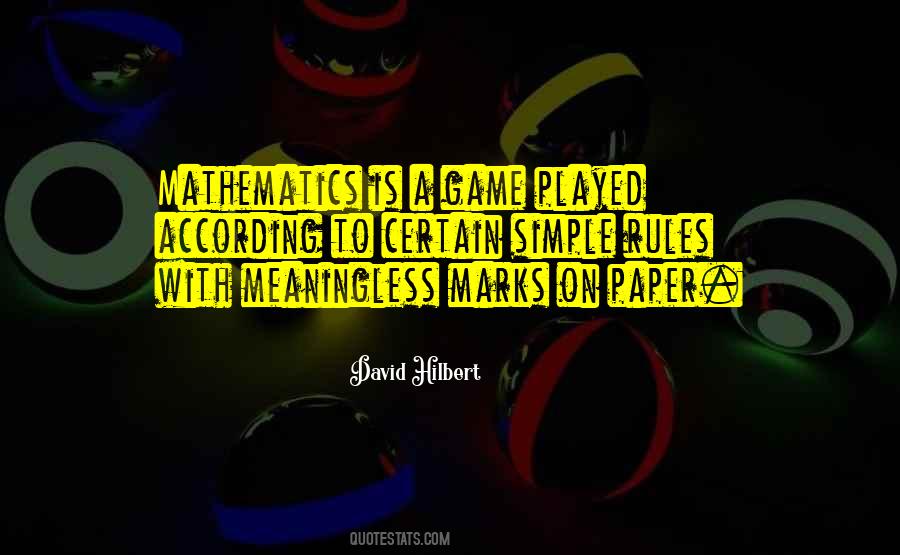 Quotes About David Hilbert #496396
