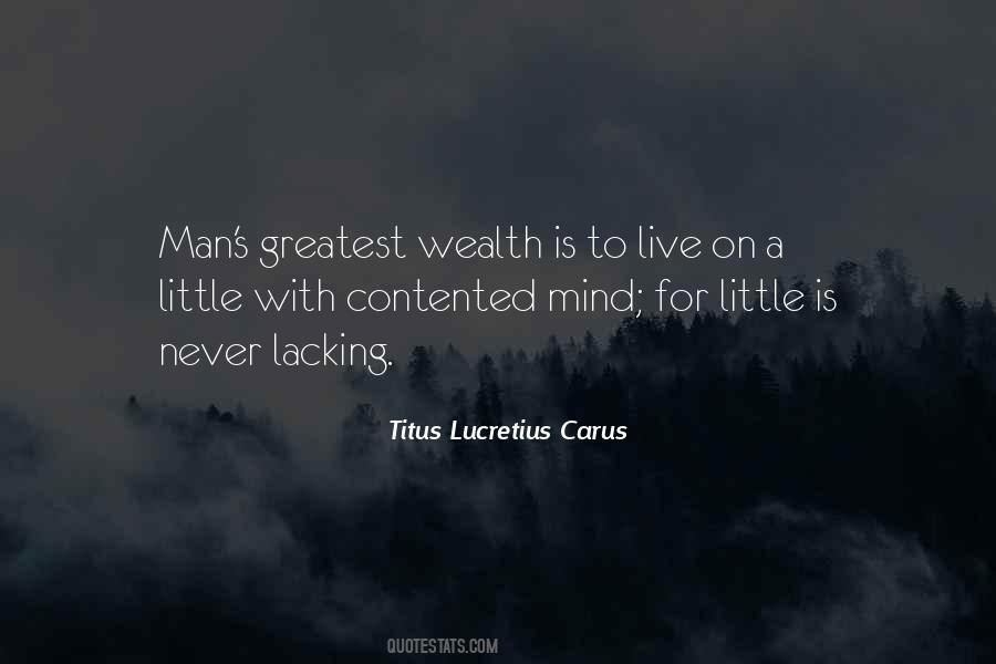 Titus Lucretius Quotes #413279