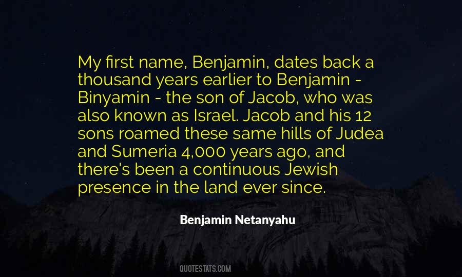 Quotes About Benjamin Netanyahu #47984