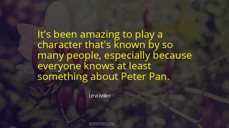 Quotes About Peter Pan #343655