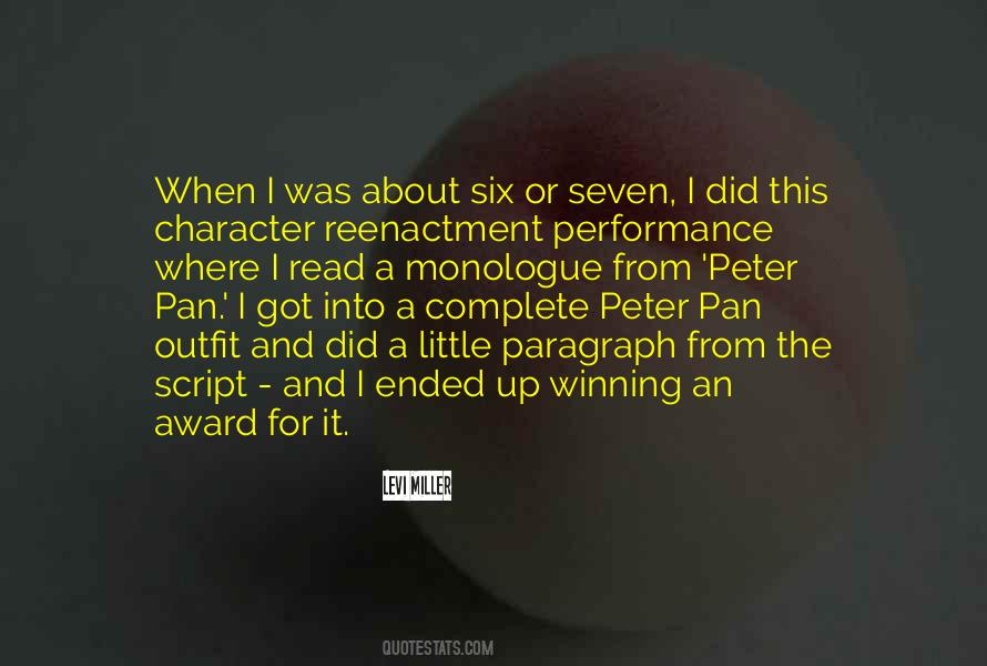 Quotes About Peter Pan #838443