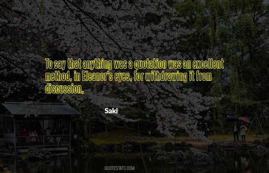 Quotes About Saki #1326099