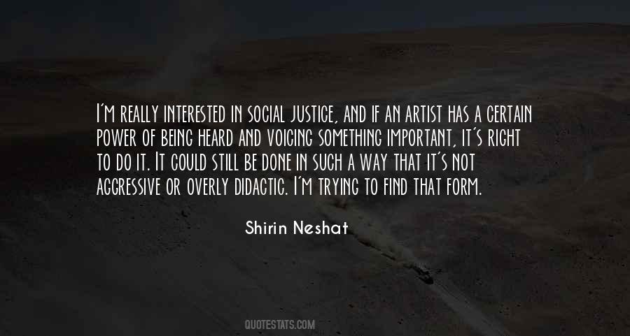 Quotes About Shirin Neshat #1813902