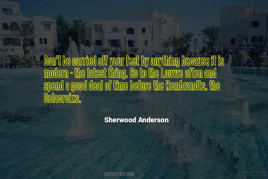 Quotes About Sherwood Anderson #1129702
