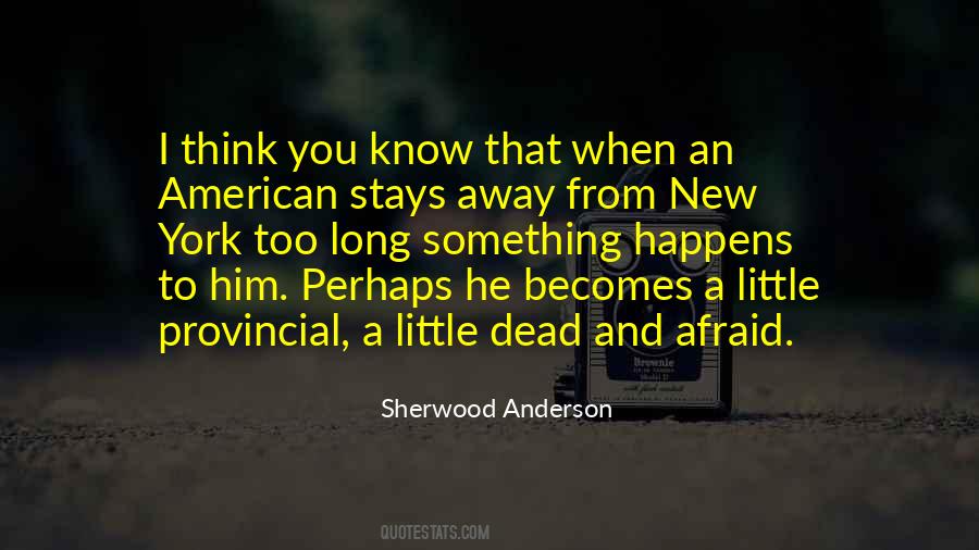 Quotes About Sherwood Anderson #1171056
