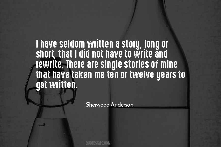 Quotes About Sherwood Anderson #196535
