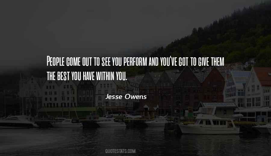 Quotes About Jesse Owens #1823408