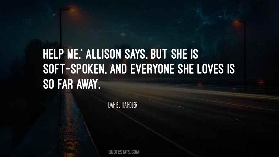 Quotes About Allison #784572