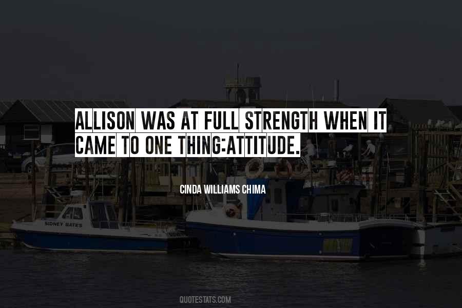 Quotes About Allison #989654