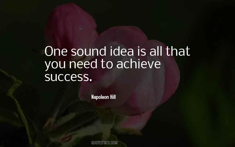 To Achieve Success Quotes #1233767