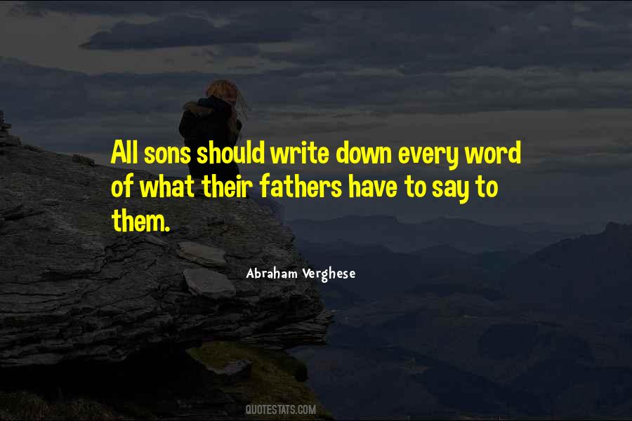 To All Fathers Quotes #1138644