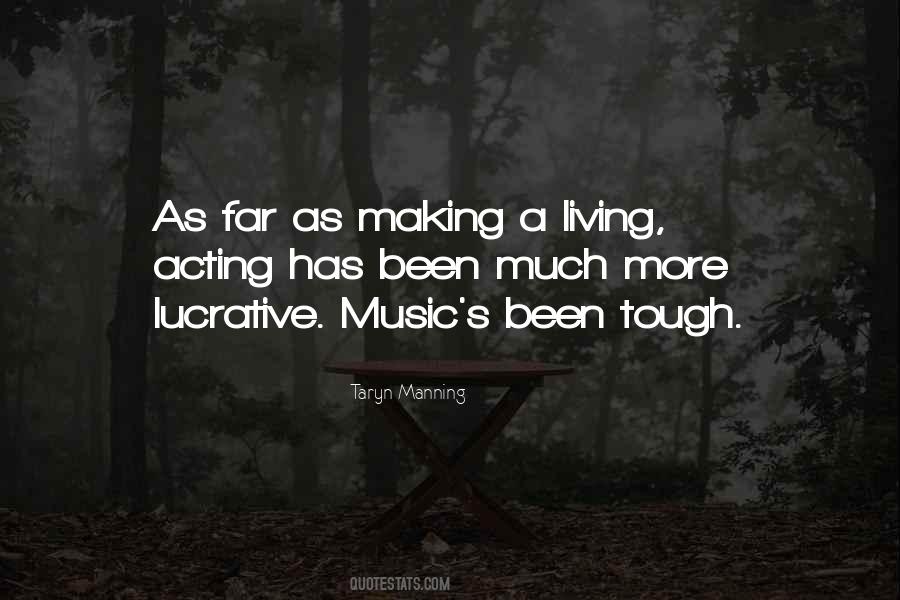 Quotes About Acting Tough #1413739