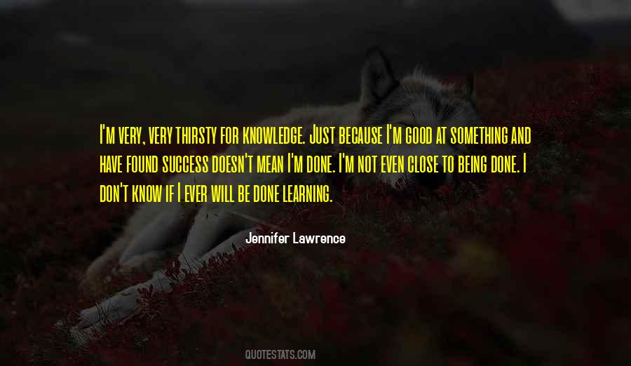 To Be Good At Something Quotes #1363301