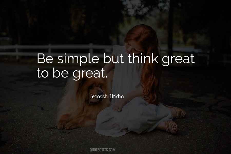 To Be Great Quotes #1044187