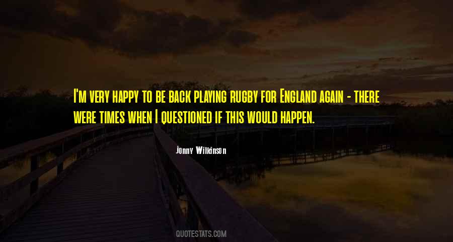 To Be Happy Again Quotes #913799