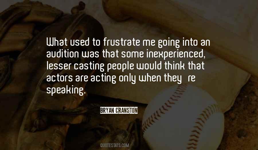 Quotes About Acting Without Thinking #65112