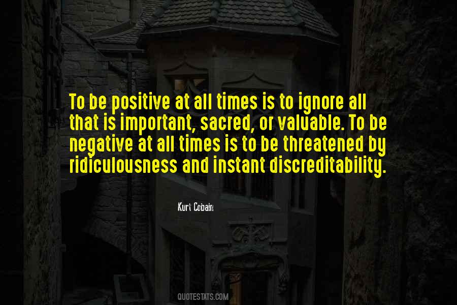 To Be Positive Quotes #1805210