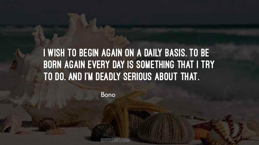 To Begin Again Quotes #1860009