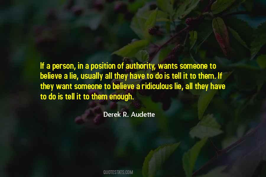 To Believe In Someone Quotes #5683
