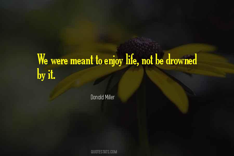 To Enjoy Life Quotes #1165229