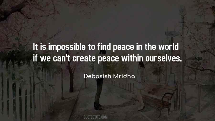 To Find Peace Quotes #1138348