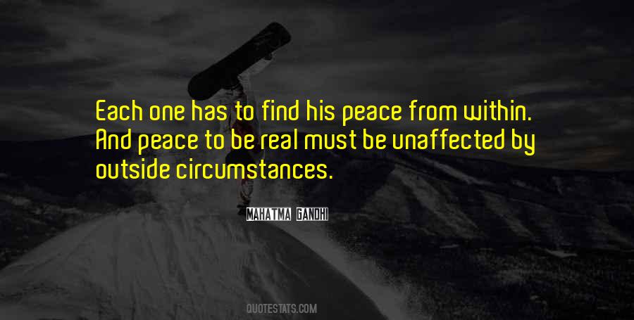 To Find Peace Quotes #188081