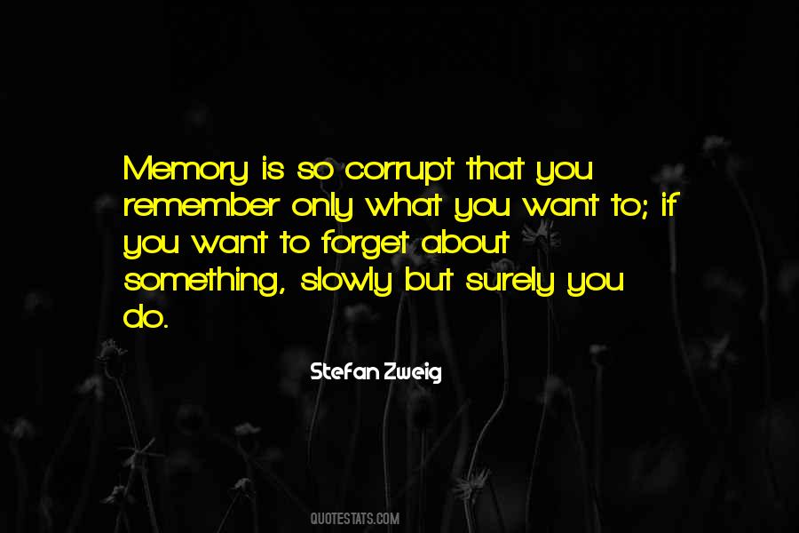 To Forget Something Quotes #298922