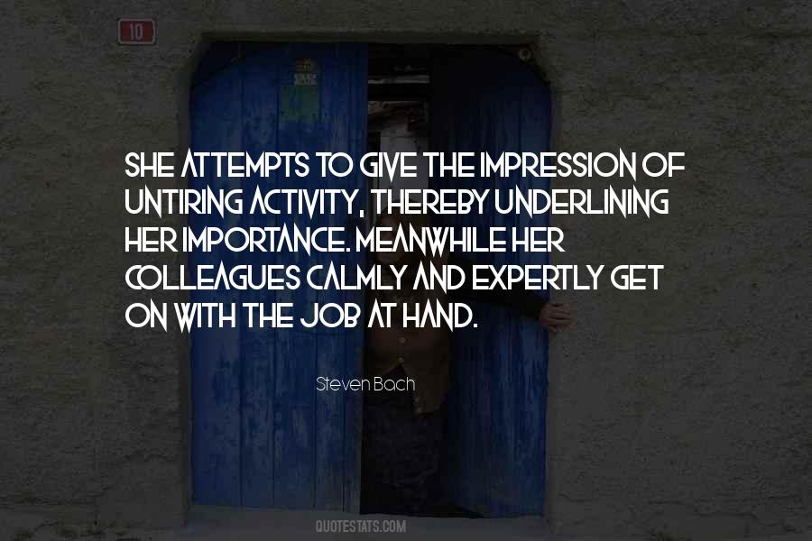To Give Importance Quotes #1234297