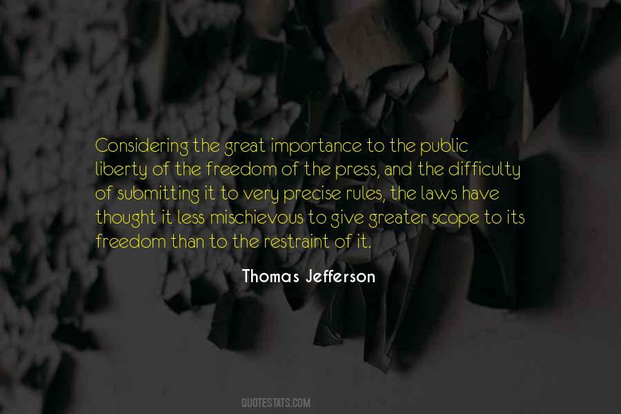 To Give Importance Quotes #175508