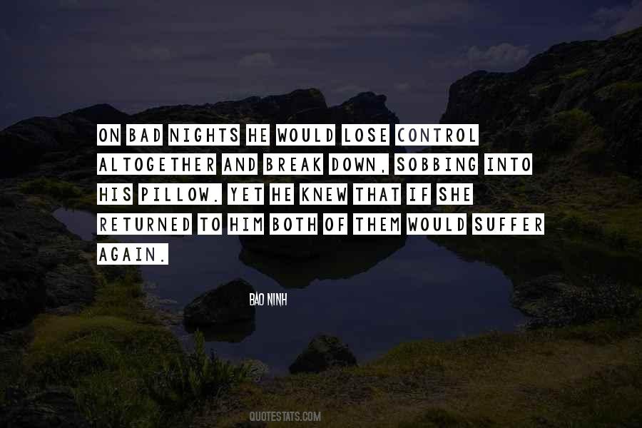 Quotes About Bad Nights #1599925