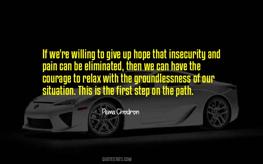 To Give Up Hope Quotes #1840329