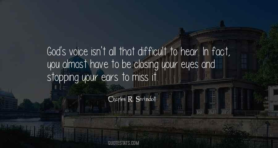 To Hear Your Voice Quotes #1199565