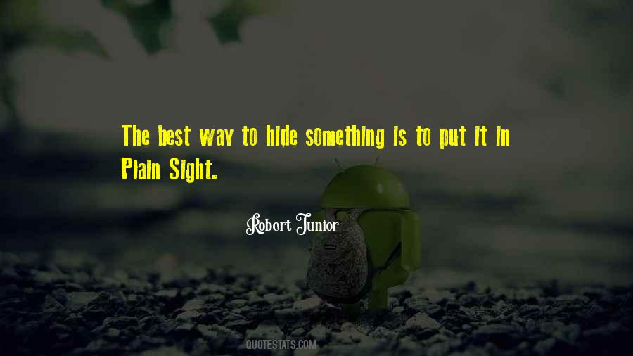 To Hide Something Quotes #1722902