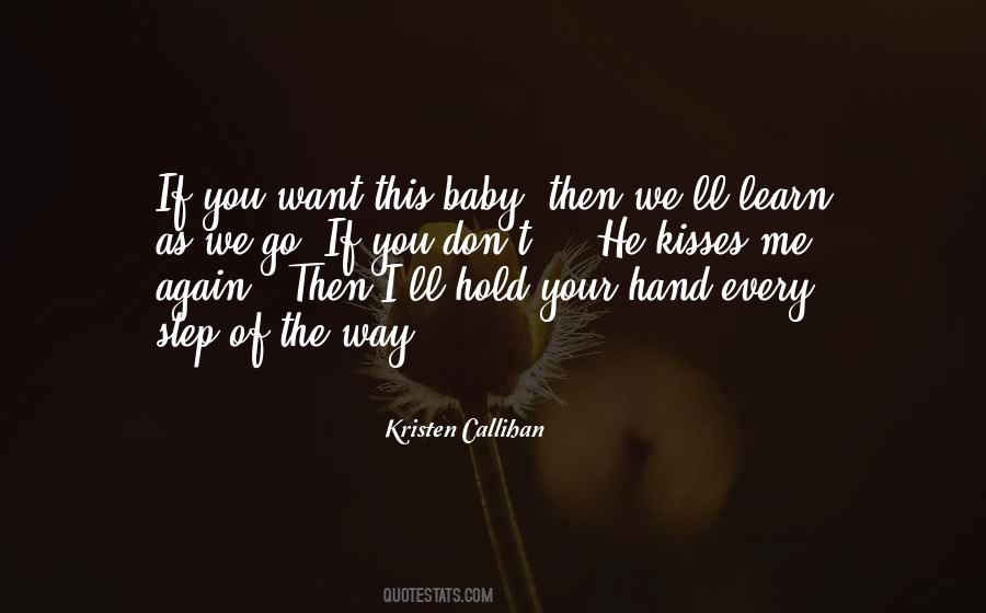 To Hold A Baby Quotes #904063