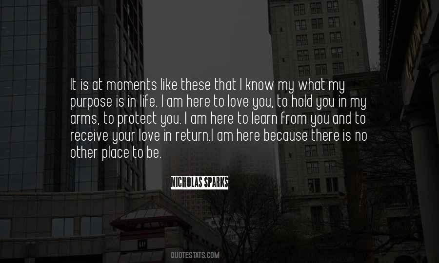 To Hold You In My Arms Quotes #1474195