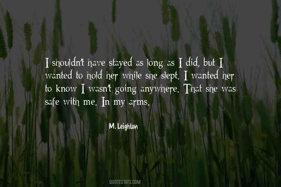 To Hold You In My Arms Quotes #426297