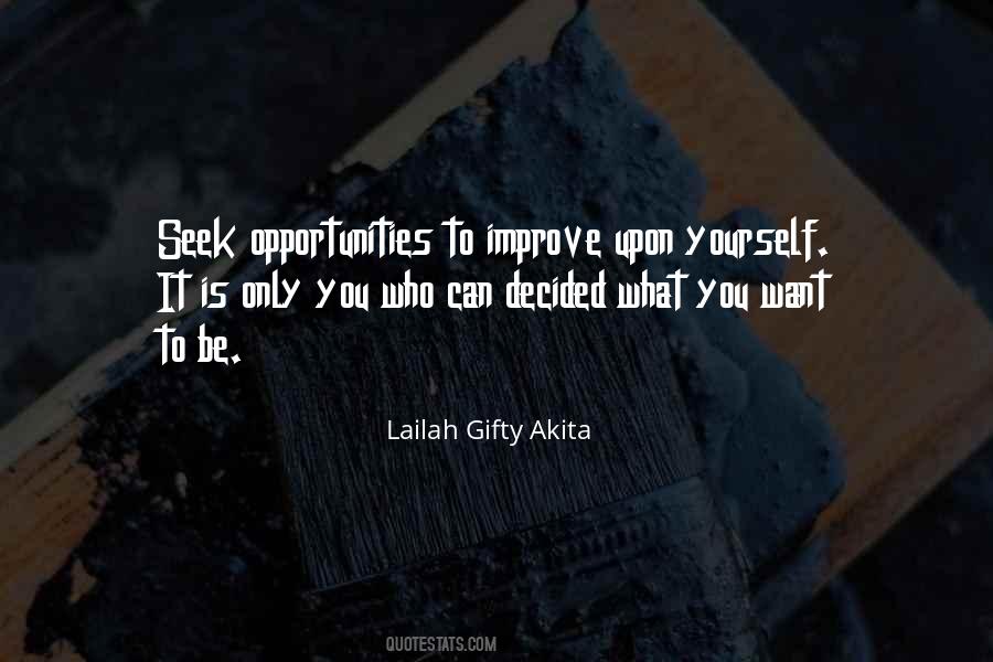 To Improve Yourself Quotes #1276048