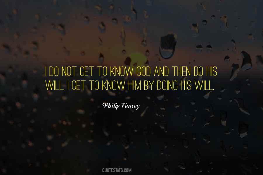 To Know God Quotes #1115976