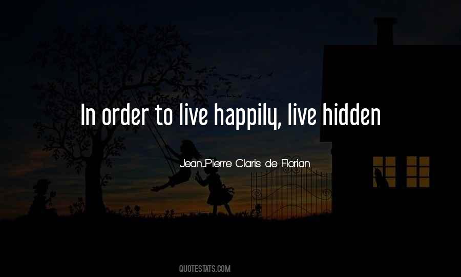 To Live Happily Quotes #1674270