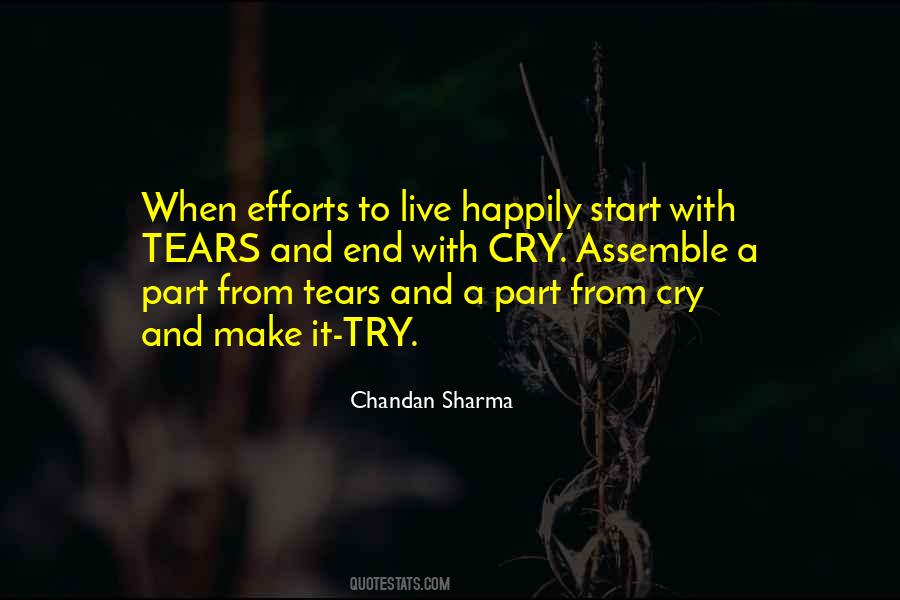 To Live Happily Quotes #1846723