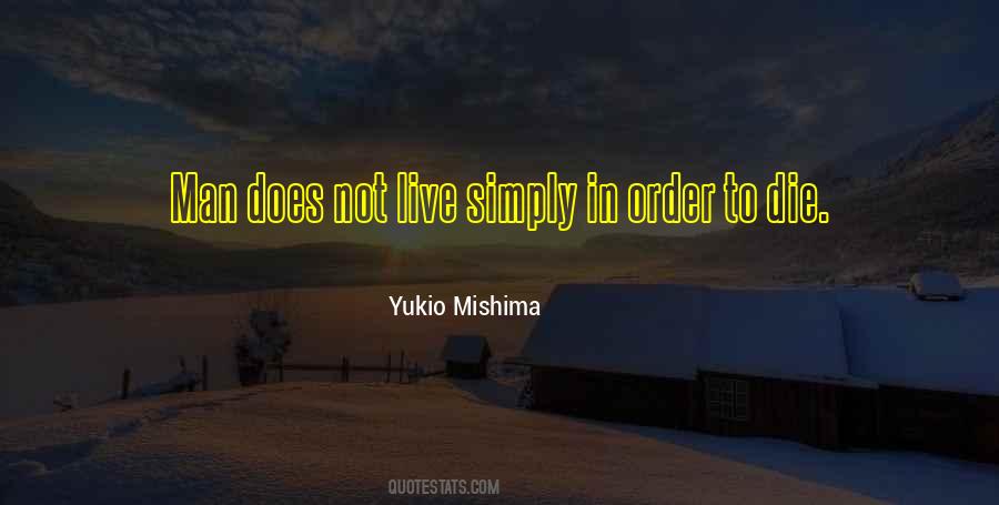 To Live Simply Quotes #304960