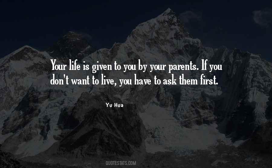 To Live Yu Hua Quotes #412839