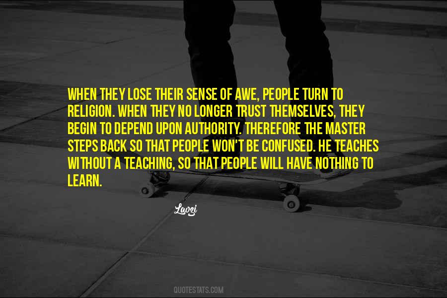 To Lose Trust Quotes #1562977